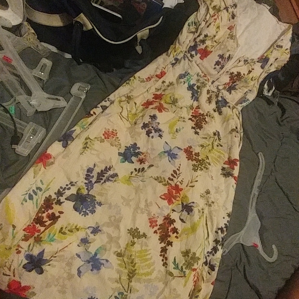 Eddie bauer floral sun dress size 4
